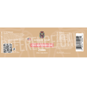 CBD Watermelon - 250mg - Label