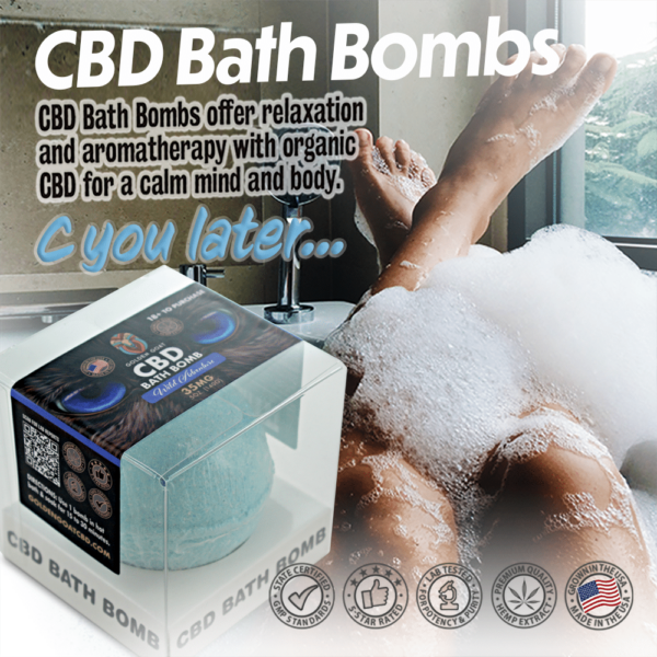 CBD Bath Bomb - 35mg - Wild Adventure