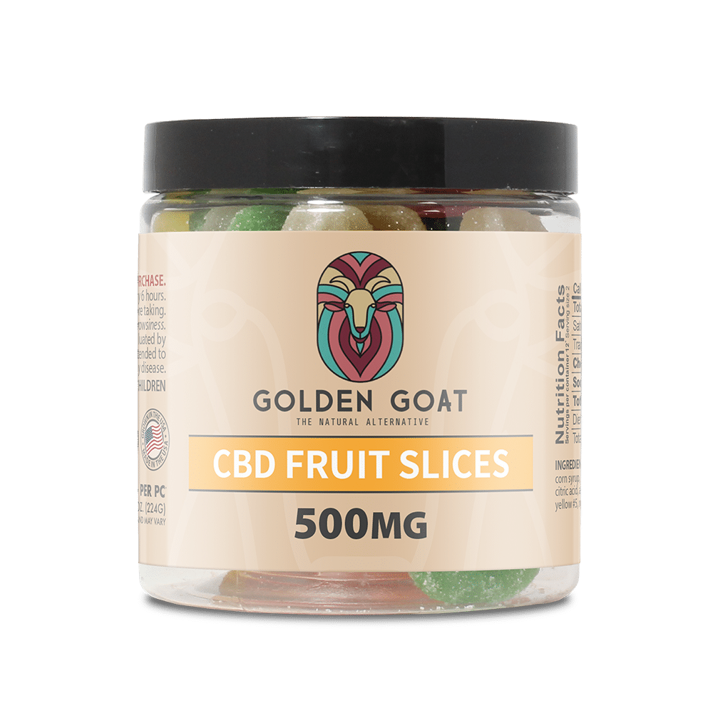 CBD Gummy Fruit Slices - 500mg - 8oz