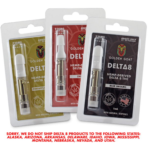 Delta-8 Vape Cartridges - 920mg