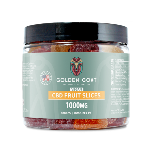 Vegan CBD Fruit Slices - 1000mg