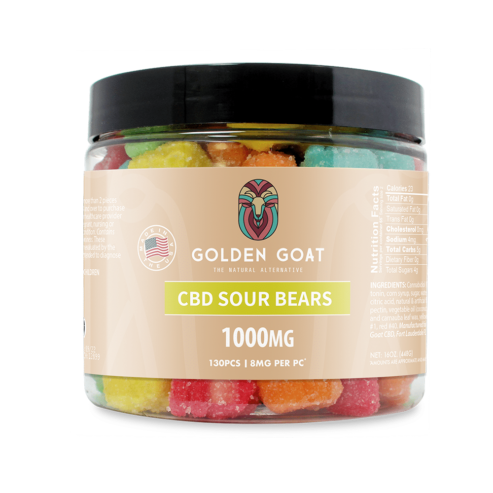 CBD Sour Bears - 1000mg