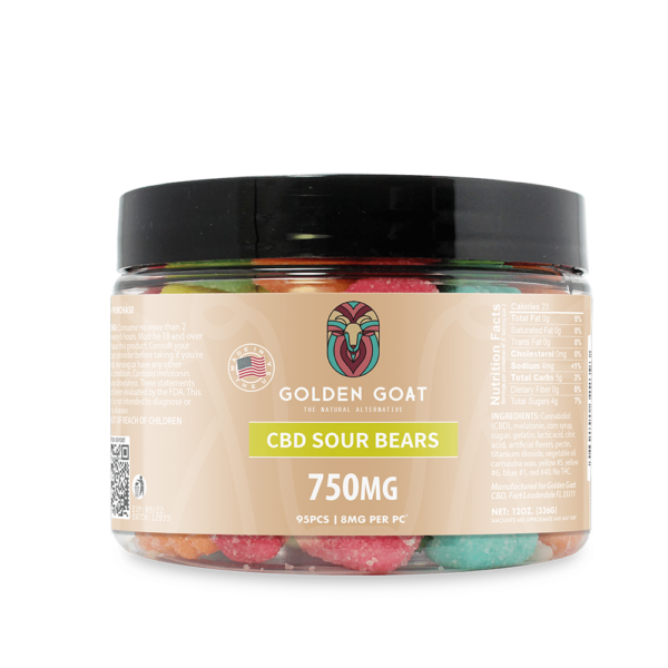 CBD Sour Bears - 750mg