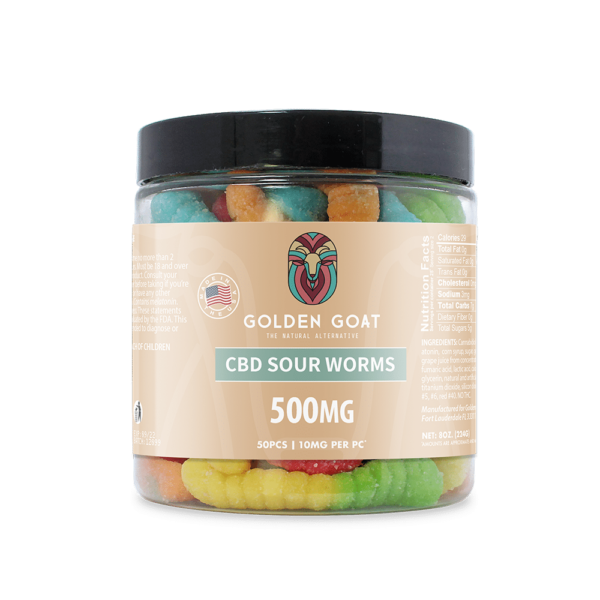 CBD Sour Worms - 500mg