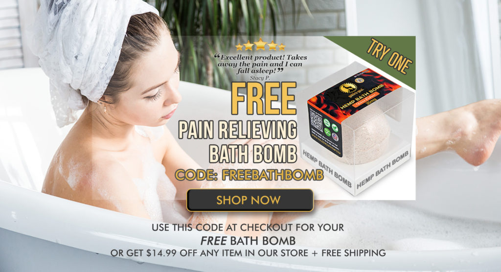 FREE Hemp Extract Bath Bomb