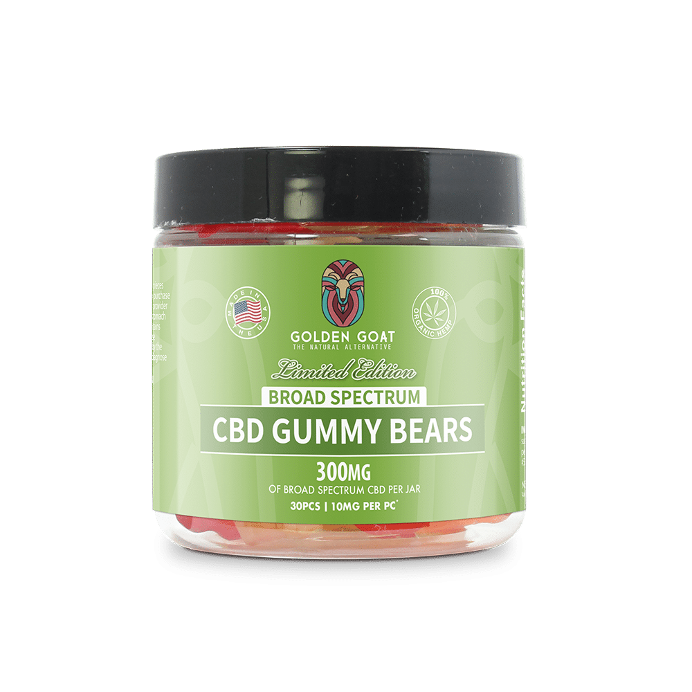 Broad Spectrum CBD Gummy Bears - 300mg - 4oz