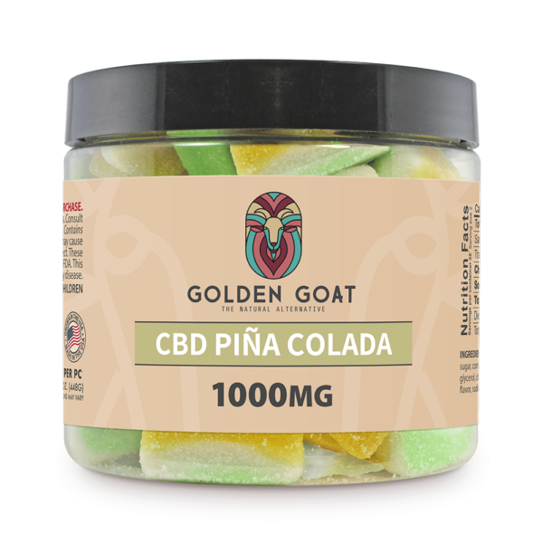 CBD Piña Colada gummies 1000mg-pinaColada