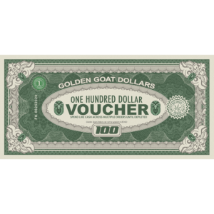 Golden Goat Dollars - $100