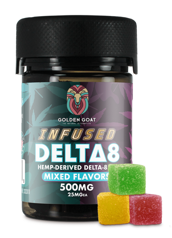 D8 Infused Gummy - 500mg - Mixed Flavors
