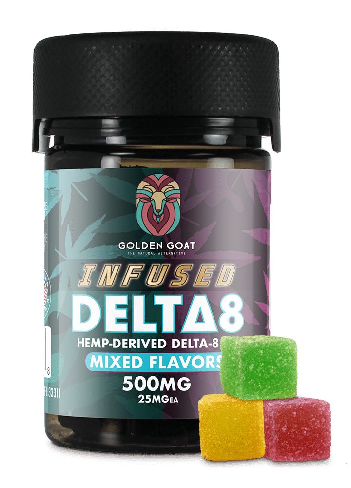 D8 Infused Gummy - 500mg - Mixed Flavors