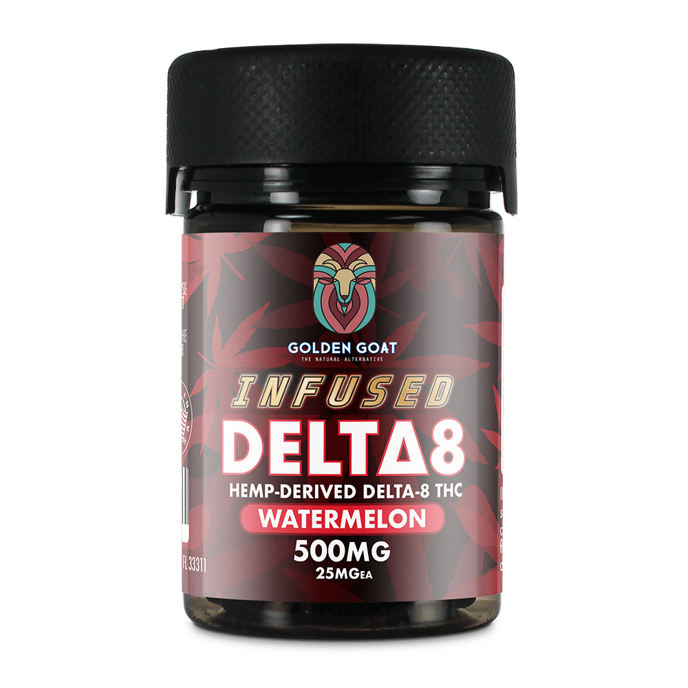 D8 Infused Gummy - 500mg - Watermelon