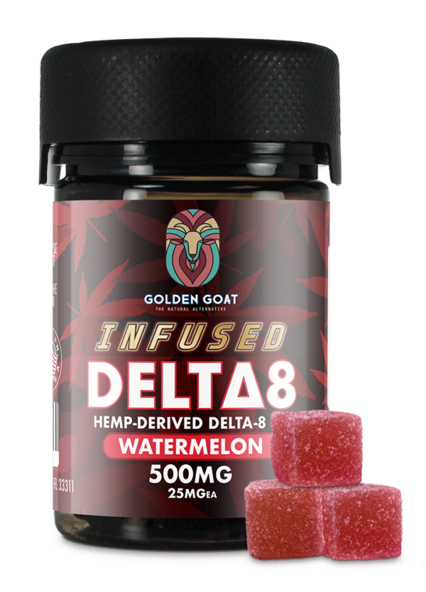 D8 Infused Gummy - 500mg -Watermelon
