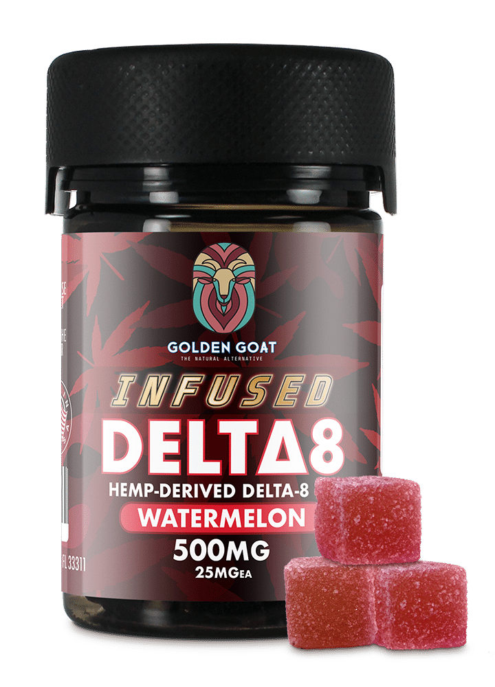 D8 Infused Gummy - 500mg -Watermelon