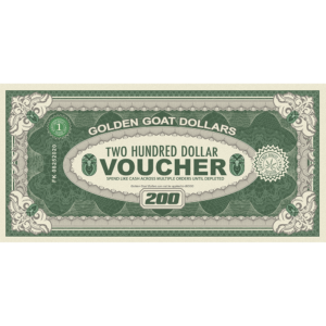 Golden Goat Dollars - $200