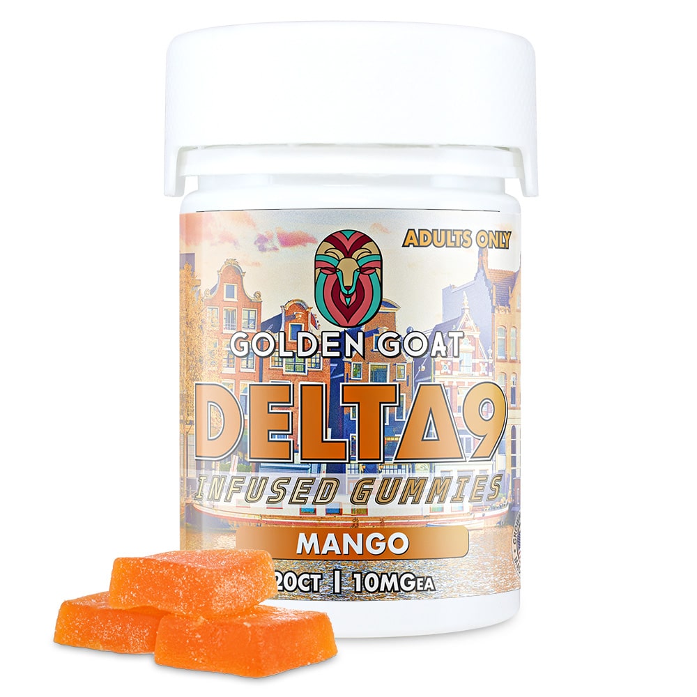 Delta-9 THC Gummy Squares - Mango