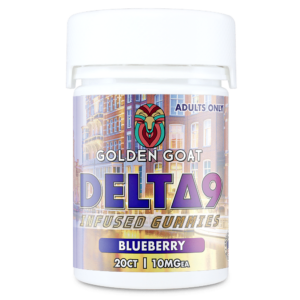Delta-9 THC Gummy Squares - Blueberry