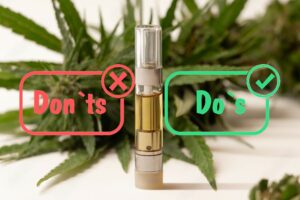 Dos and Don'ts of Using a THC Vape Cartridge